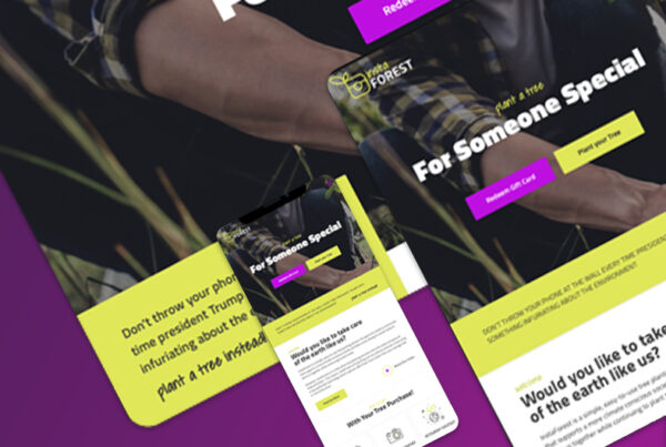 Portfolio Featured Thumbnail Template Web Design - InstaForest
