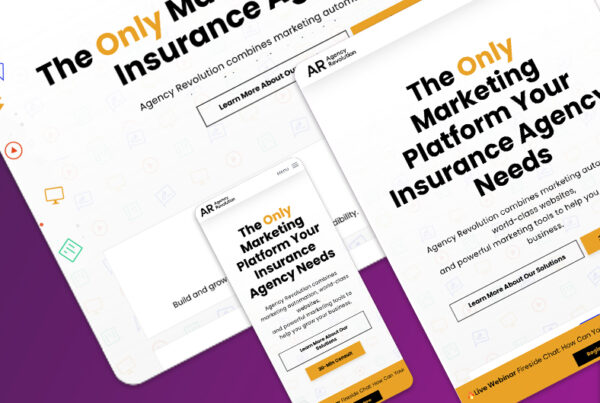 Portfolio Featured Thumbnail Web Design - Agency Revolution