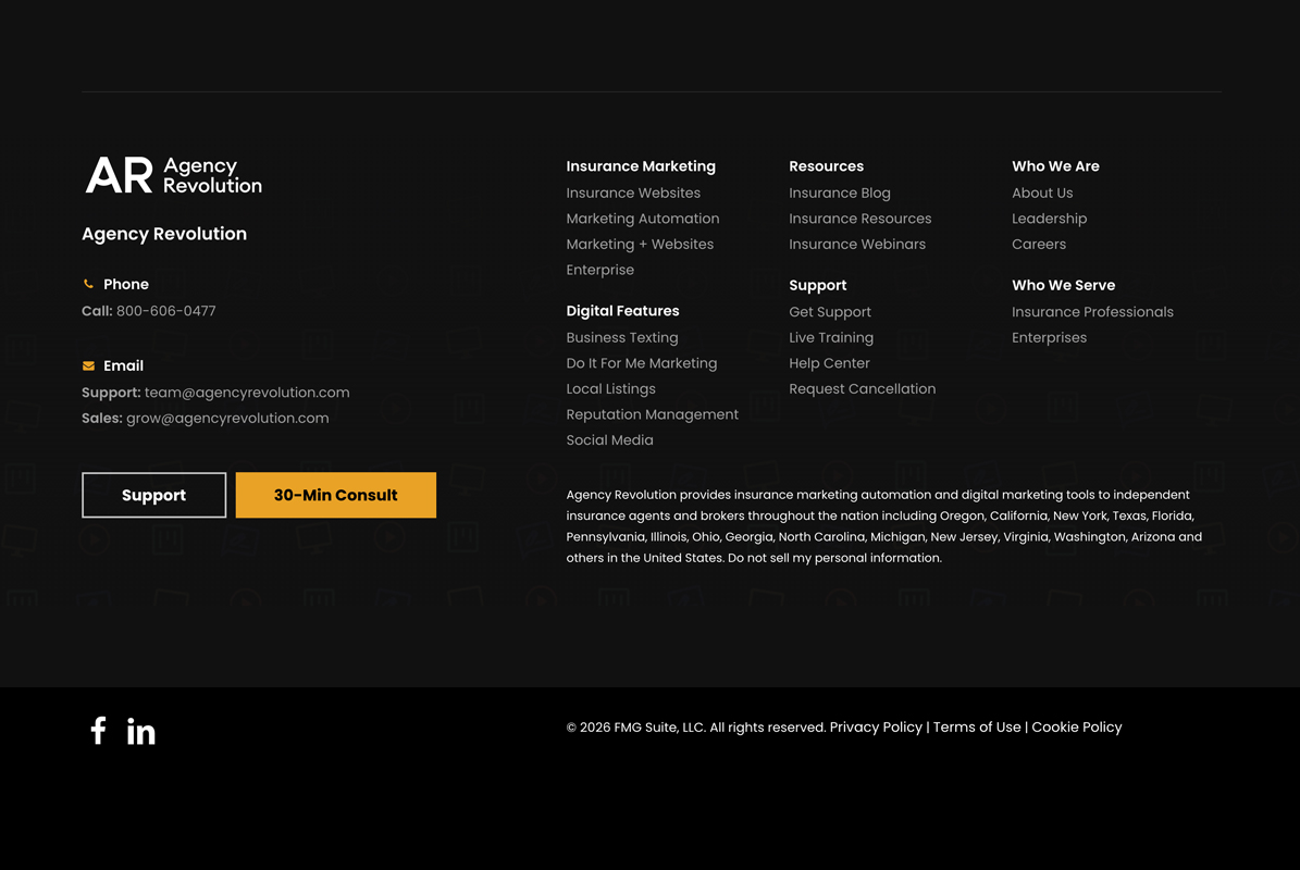 Portfolio Layout - Footer - Agency Revolution copy Portfolio Layout - Footer - Agency Revolution copy