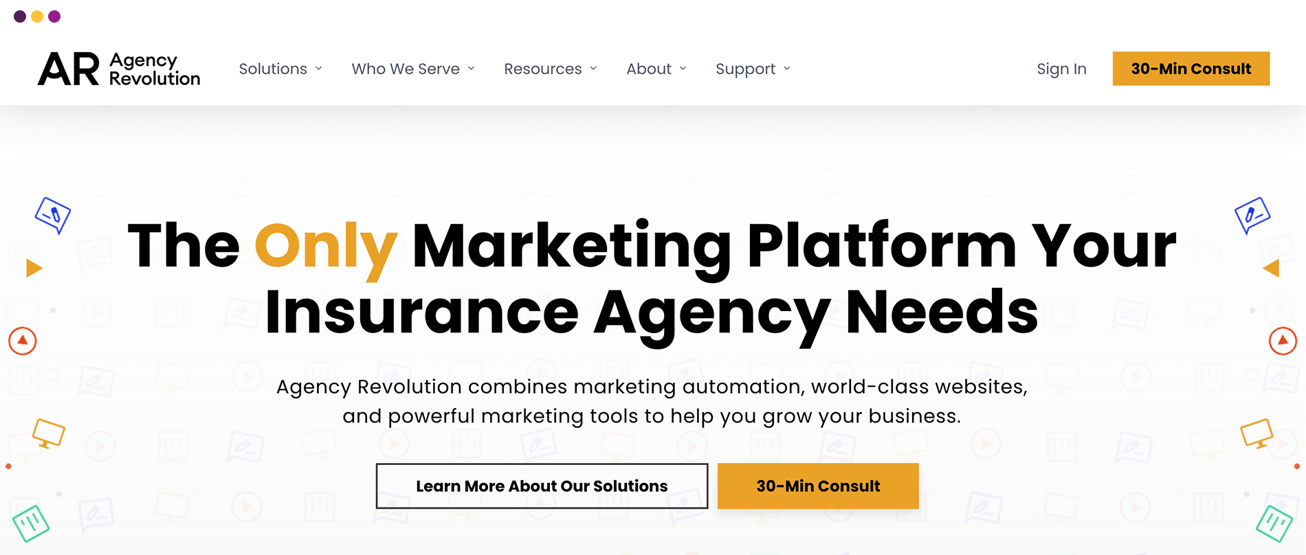 Portfolio Single Page Header - Agency Revolution